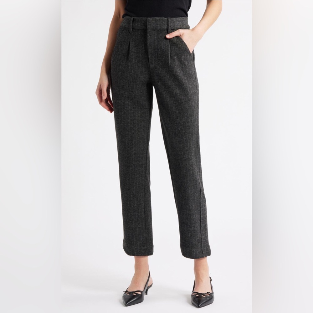 Wit & Wisdom Charcoal Pinstripe Dress Pants
